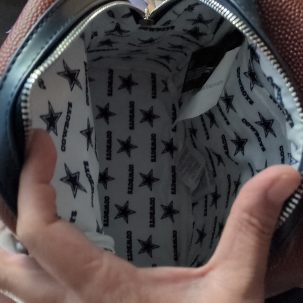 NWT Dallas Cowboys Loungefly Mini Backpack - Picture 5 of 5